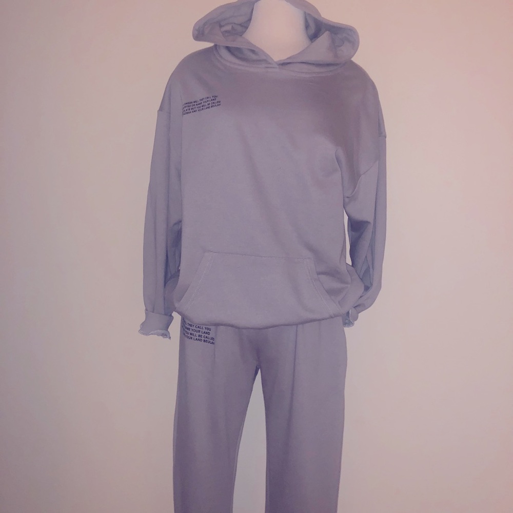 NWT! Oversized sweat suit.